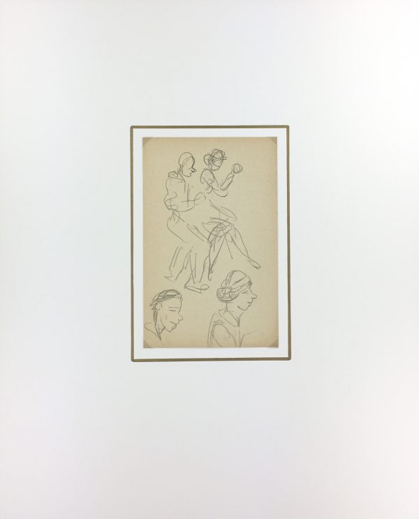 Performance Original Art - Circus, Jean Chauvin, c.1930