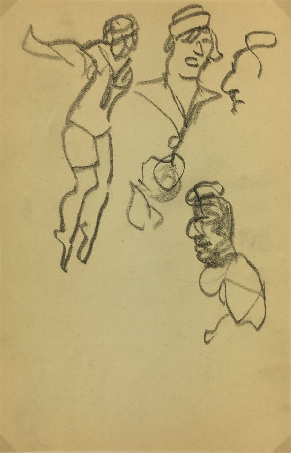 Performance Original Art - Circus, Jean Chauvin, c.1930