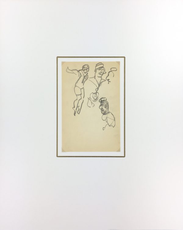 Performance Original Art - Circus, Jean Chauvin, c.1930