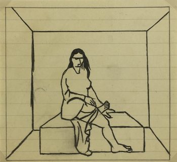 Performance Original Art - Ink - Modern, Albert Vialé, c.1950