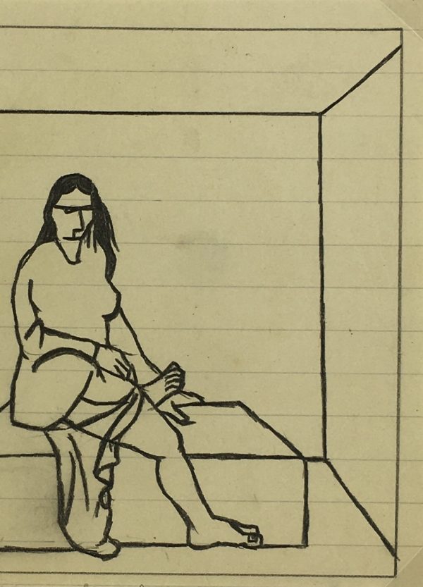 Performance Original Art - Ink - Modern, Albert Vialé, c.1950