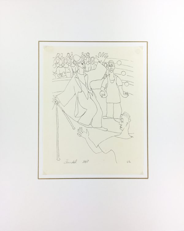 Performance Original Art - Circus, Zendel, c.1975