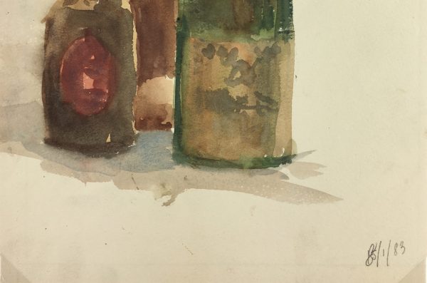 Still Life Original Art - Watercolor - Still Life, 1983
