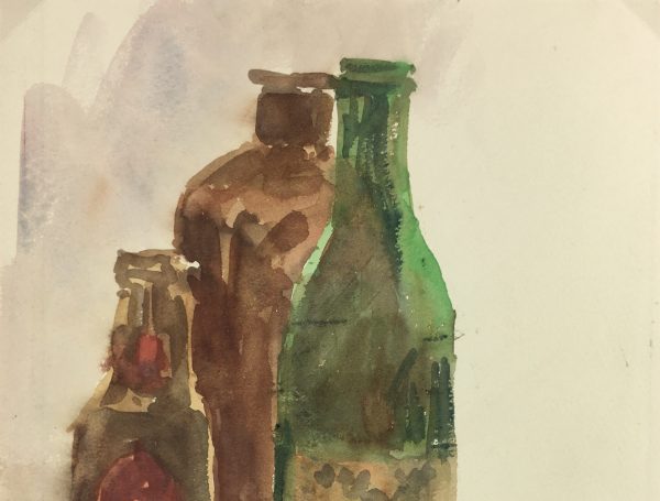Still Life Original Art - Watercolor - Still Life, 1983