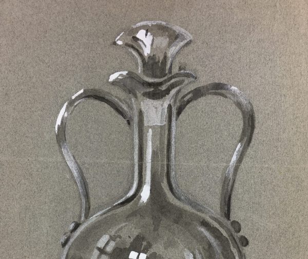 Still Life Original Art - Study, Decanter, c.1950