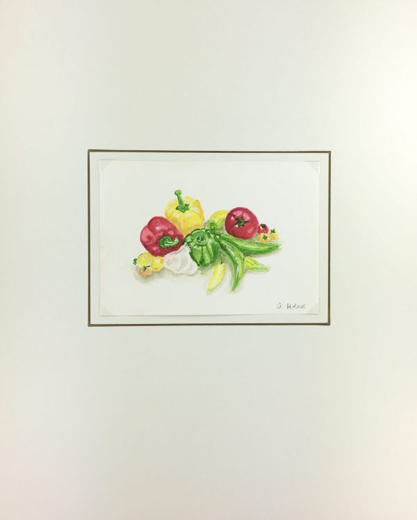 Still Life Original Art - Vegetables, Abigail Holmes-Sleney, c.2000