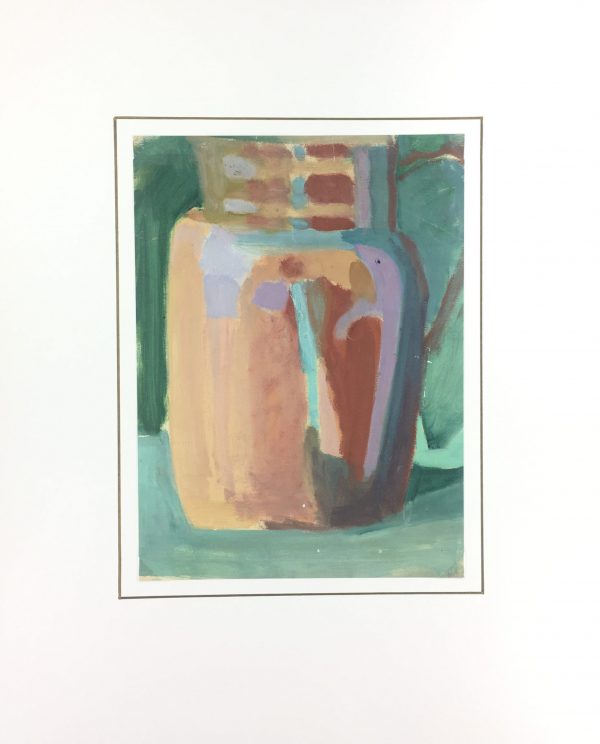 Still Life Original Art - Gres Pitcher, Madeleine Scali, c.1950