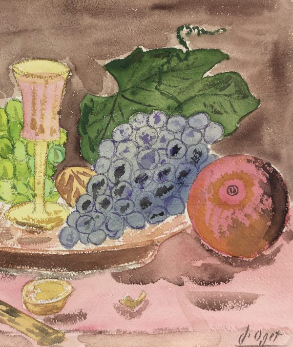 Still Life Original Art - Still Life, J. Oget, c.1960