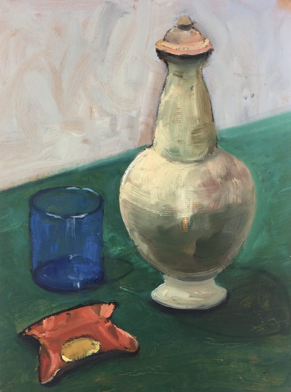 Still Life Original Art - Oil - Still Life, R. Bailly, c.1960