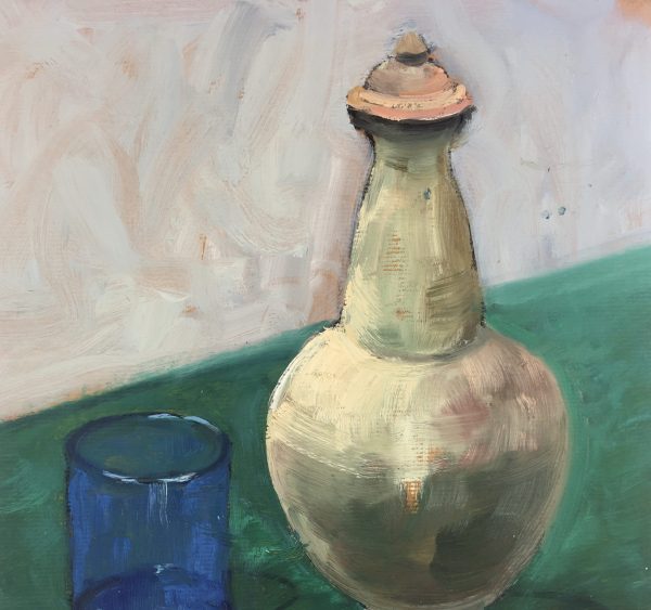 Still Life Original Art - Oil - Still Life, R. Bailly, c.1960