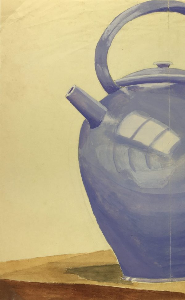 Still Life Original Art - Blue, J. Champion, c.1930