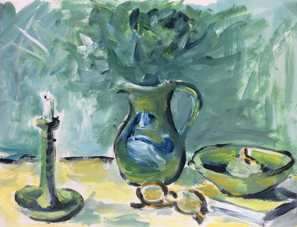 Still Life Original Art - Chandelle, E. Liman, c.1980