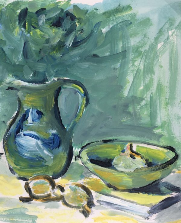 Still Life Original Art - Chandelle, E. Liman, c.1980