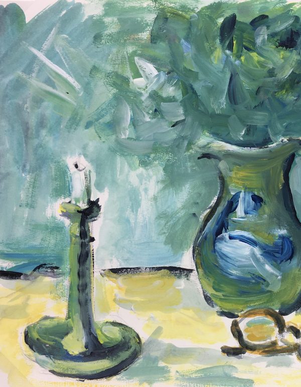 Still Life Original Art - Chandelle, E. Liman, c.1980