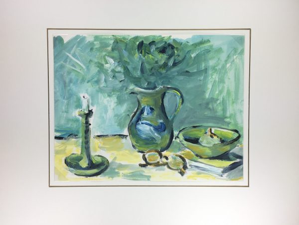 Still Life Original Art - Chandelle, E. Liman, c.1980