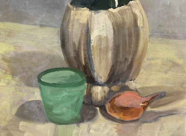 Still Life Original Art - Wine, R. Bailly, 1967