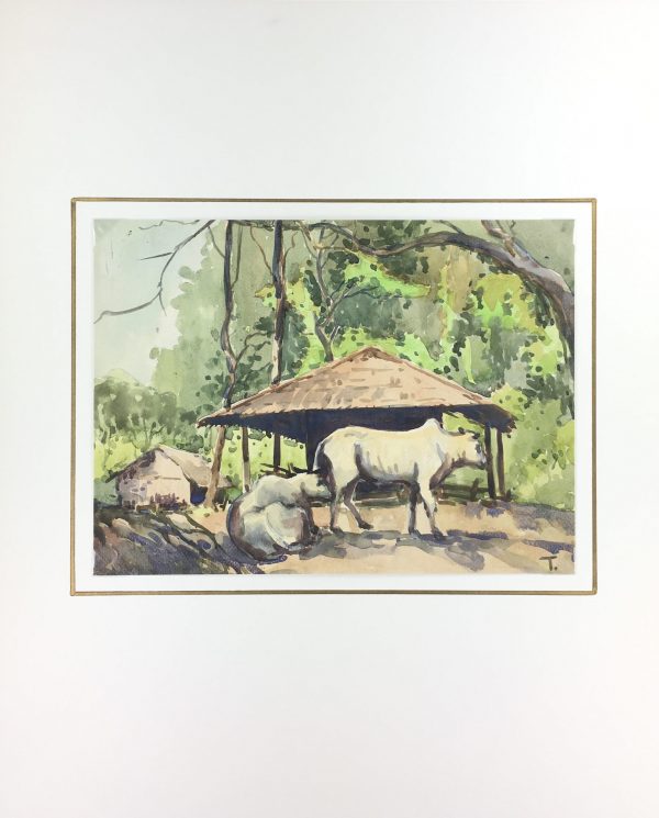 World Original Art - Oxen, T Thike (Burma), 2013