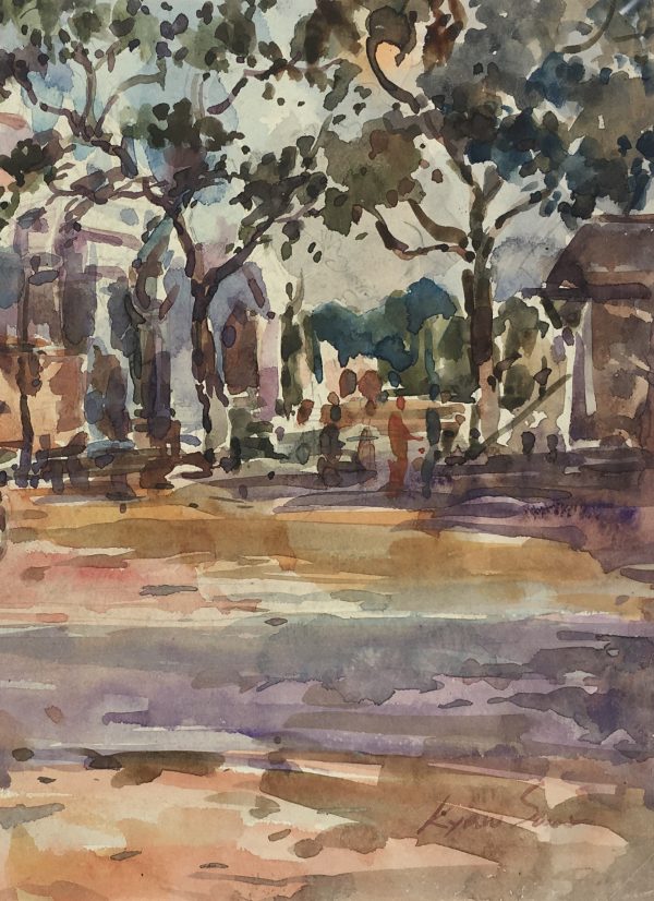 World Original Art - Bagan Pagoda, Kyaw Swae, 2013