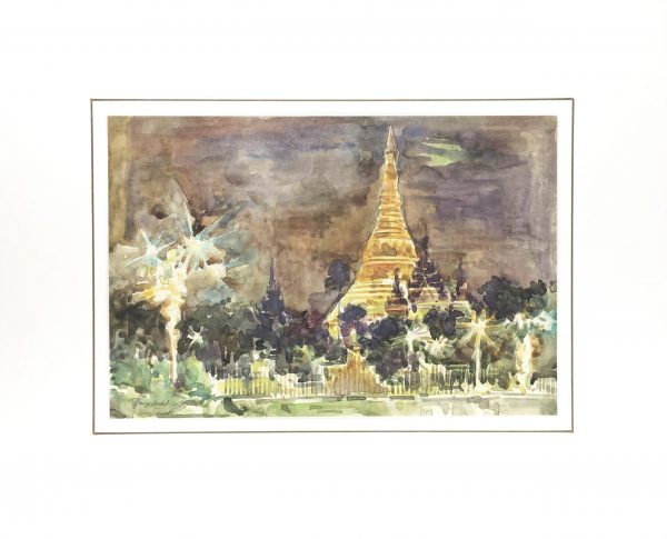 World Original Art - Bagan Pagoda, Kyaw Swae, 2013