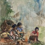 World Original Art - Morning Fire, Kyaw Swae (Burma), 2013