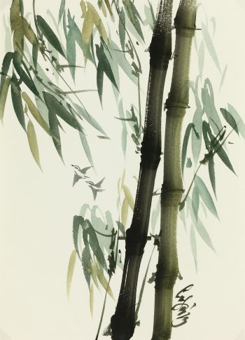World Original Art - Mingun Village, Cosu, 1990s