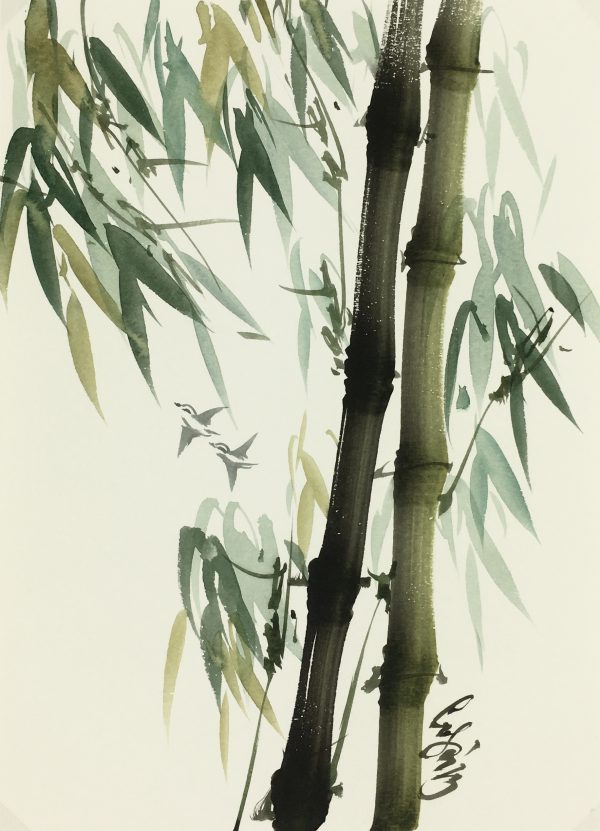 World Original Art - Mingun Village, Cosu, 1990s