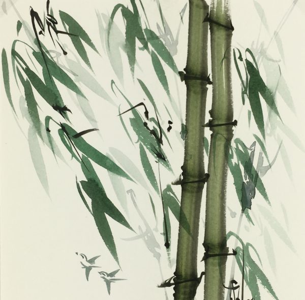 World Original Art - Mingun Village, Cosu, 1990s