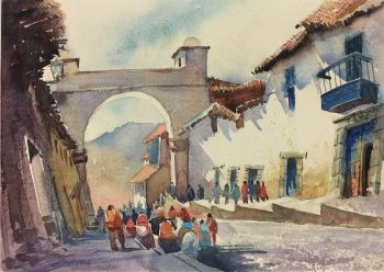 World Original Art - Sacred Valley, Peru, Munay, 2015
