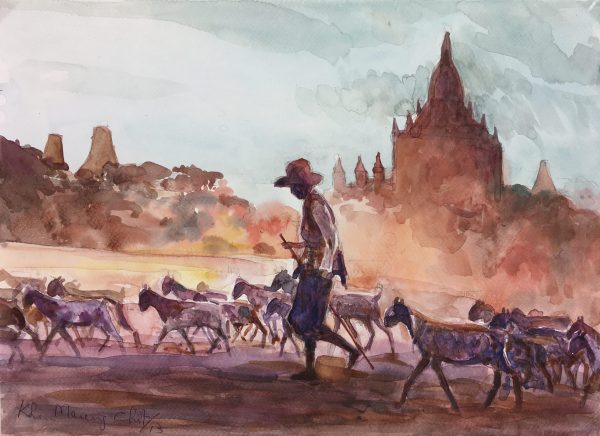 World Original Art - Bagan, Khin Maung Chit, 2012