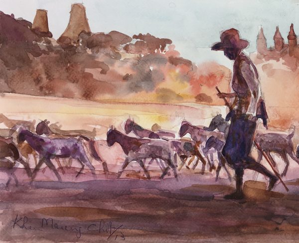 World Original Art - Bagan, Khin Maung Chit, 2012