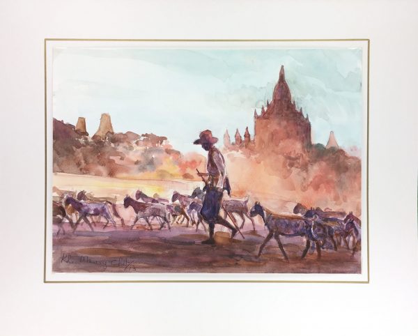 World Original Art - Bagan, Khin Maung Chit, 2012