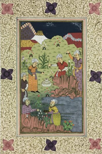 World Original Art - Persian, Miniature, c.1930