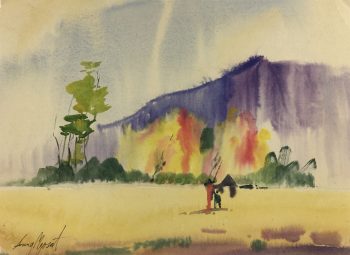World Original Art - Landscape, Aung Myosat, 2005