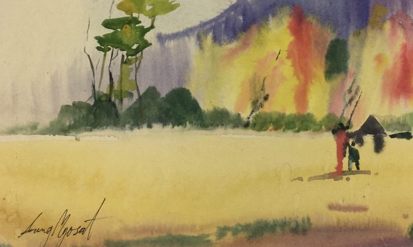 World Original Art - Landscape, Aung Myosat, 2005