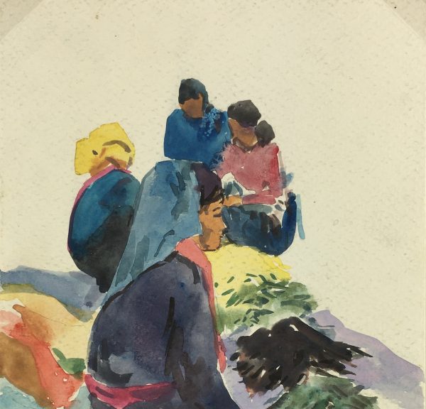 World Original Art - Burma Market, Ko Pann, 2012