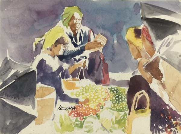 World Original Art - Burma Market, Ko Pann, 2012