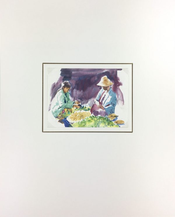 World Original Art - Burma Market, Ko Pann, 2012