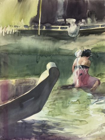World Original Art - River Bath, Soe Ann, 2011