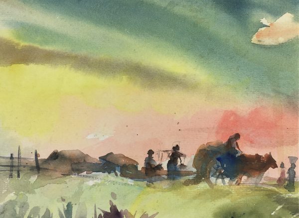 World Original Art - Farmers Sunset, Than Aa, 2011