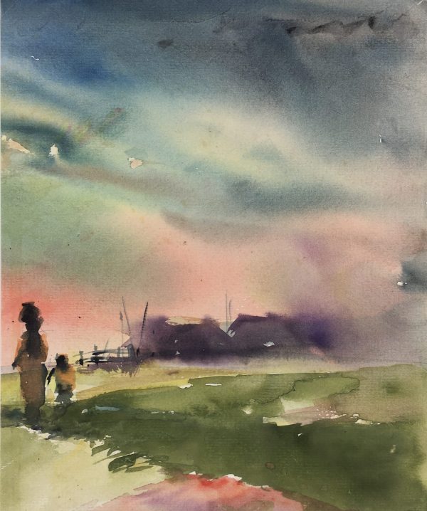 World Original Art - Sunset, Than Aa, 2011