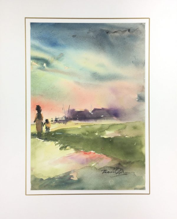 World Original Art - Sunset, Than Aa, 2011