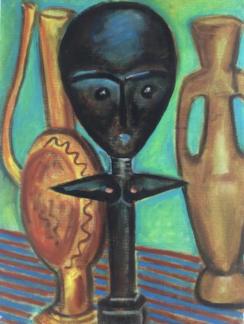 World Original Art - African Still Life, (French), c.1950