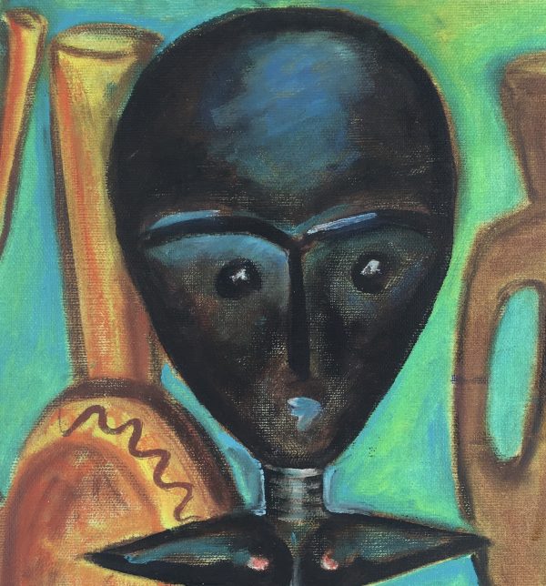 World Original Art - African Still Life, (French), c.1950