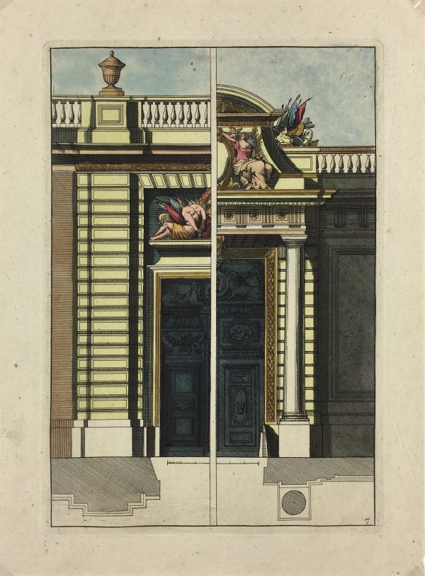 Architecture Print - Architecture, Copper Eng, c.1720