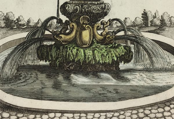 Architecture Print - Fountains, Blondel, 1737