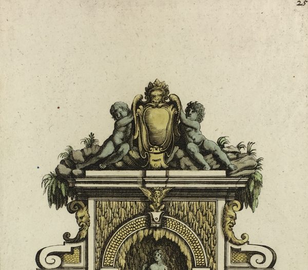 Architecture Print - Fountains, Blondel, 1737
