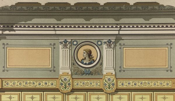 Architecture Print - Decor, c.1880