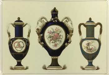 Architecture Print - Fine Porcelain, Sevres, 1988