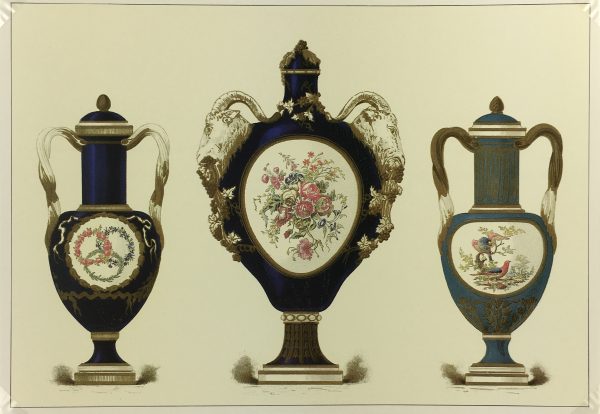 Architecture Print - Fine Porcelain, Sevres, 1988
