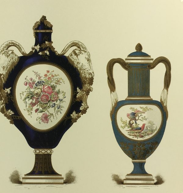 Architecture Print - Fine Porcelain, Sevres, 1988